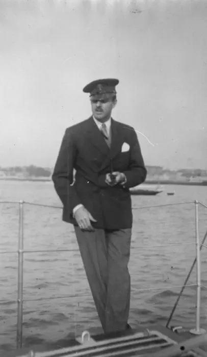Framed Print : Motor yacht Adelaute. Mr F Wessel, the owner. 8 October 1924 Framed Print : Motor yacht Adelaute. Mr F Wessel, the owner. 8 October 1924