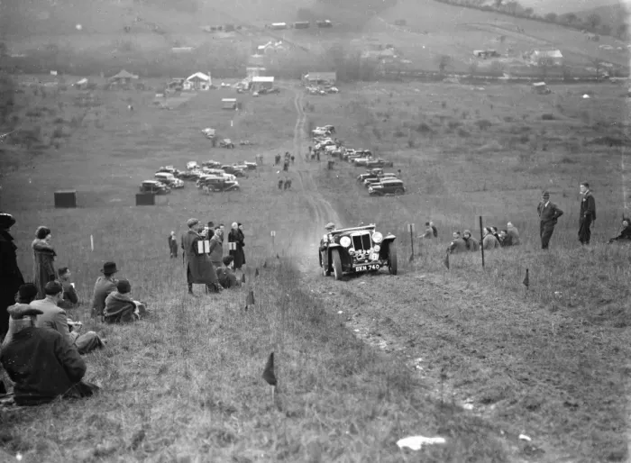 Framed Print : Motorsport - hill climb. 1935 Framed Print : Motorsport - hill climb. 1935