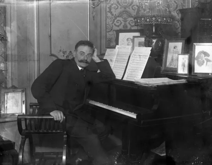 Framed Print : Mr B Feldman, the music publisher Framed Print : Mr B Feldman, the music publisher
