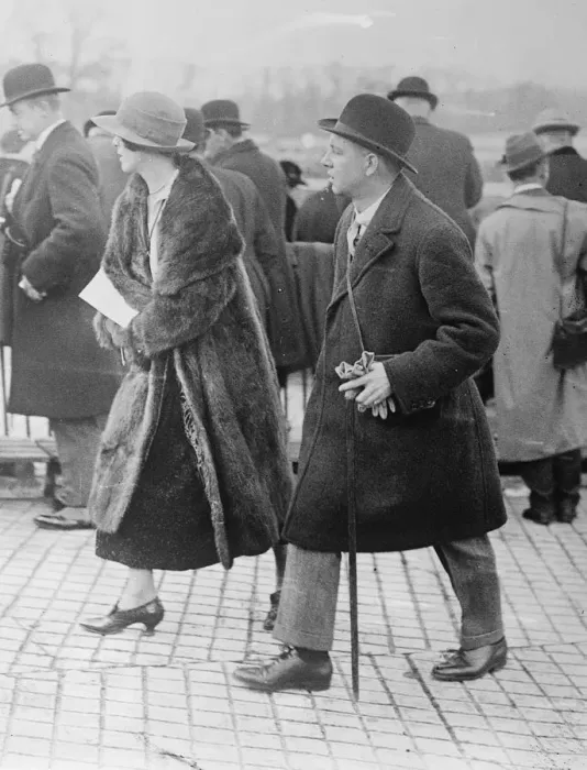 Framed Print : Mr C R Baron Owner of Arravale American-bred Thoroughbred racehorse 5 February 1923