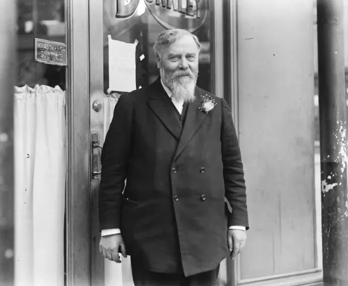 Framed Print : Mr Dunkley of Messrs Dunkleys LTD of London and Birmingham. The inventor of Framed Print : Mr Dunkley of Messrs Dunkleys LTD of London and Birmingham. The inventor of
