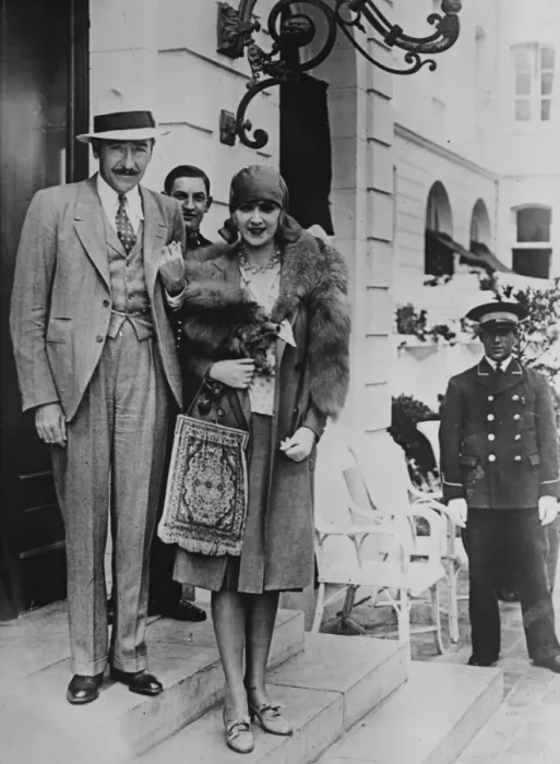 Framed Print : Mr and Mrs Adolphe Menjou at Le Touquet. 1 August 1929 Adolphe Jean Menjou Framed Print : Mr and Mrs Adolphe Menjou at Le Touquet. 1 August 1929 Adolphe Jean Menjou