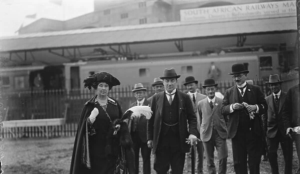 Mr and Mrs Stanley Baldwin at Wembley. Mr and Mrs Baldwin visited the British Empire Exhibition