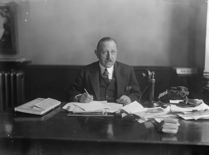 Framed Print : Mr Ralph Blumenfeld, the American - born editor of the Daily Express. May 1929