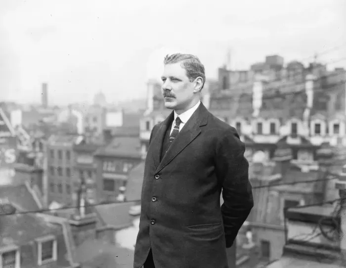 Framed Print : Mr Rose. Central News staff. 1924 Framed Print : Mr Rose. Central News staff. 1924