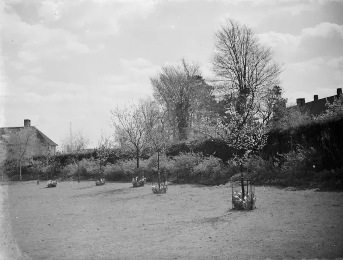 Framed Print : Mr Swans house and garden at 21 Rectory Lane in Sidcup, Kent. 1939 Framed Print : Mr Swans house and garden at 21 Rectory Lane in Sidcup, Kent. 1939