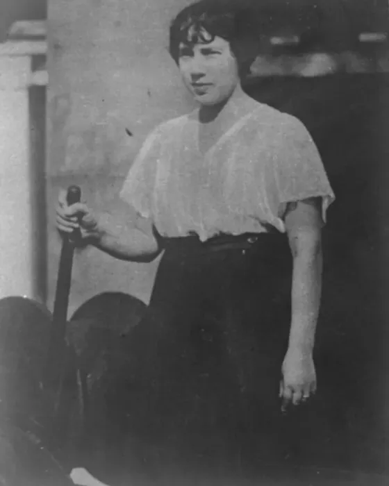 Framed Print : Mrs Wanda Helbig, worlds only first woman officer of a sailing vessel. 4 January Framed Print : Mrs Wanda Helbig, worlds only first woman officer of a sailing vessel. 4 January