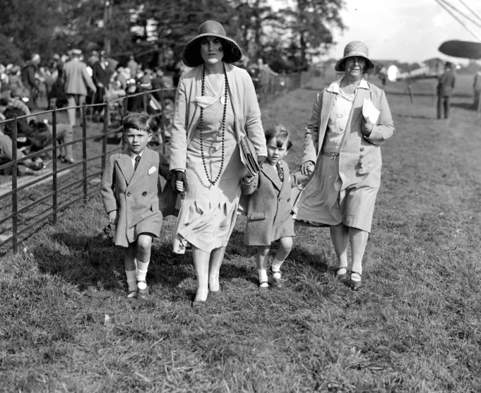 Framed Print : National Flying Services Parliamentary Garden Party at Hanworth. Lady Cobham Framed Print : National Flying Services Parliamentary Garden Party at Hanworth. Lady Cobham