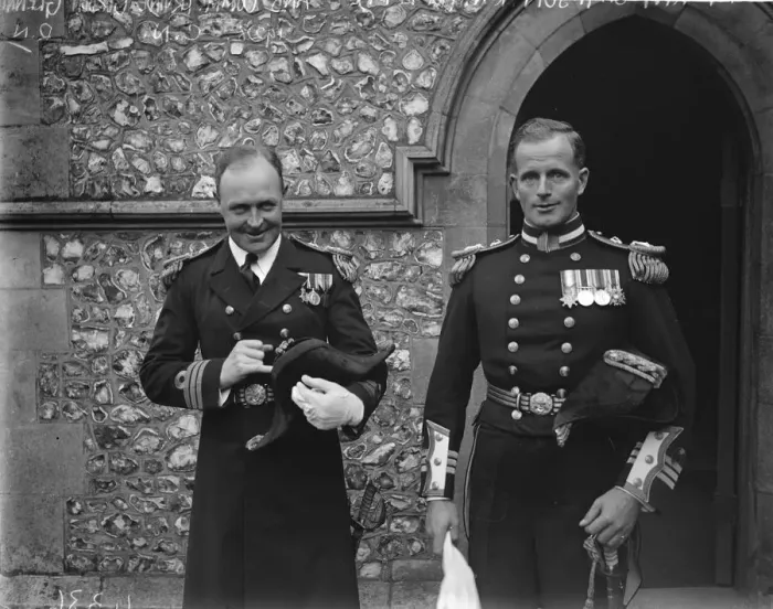 Framed Print : Naval Commanders wedding. The marriage of Commander Irvine Gordon Glennie RN Framed Print : Naval Commanders wedding. The marriage of Commander Irvine Gordon Glennie RN