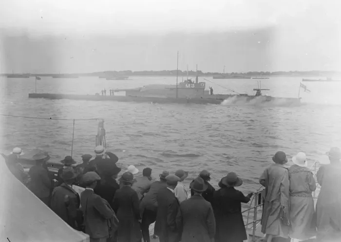 Framed Print : Naval review at Spithead Submarine M 3 25 July 1924 Framed Print : Naval review at Spithead Submarine M 3 25 July 1924