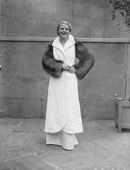 Framed Print : New autumn fashions were displayed at the Fur Fashion Show organised by the National