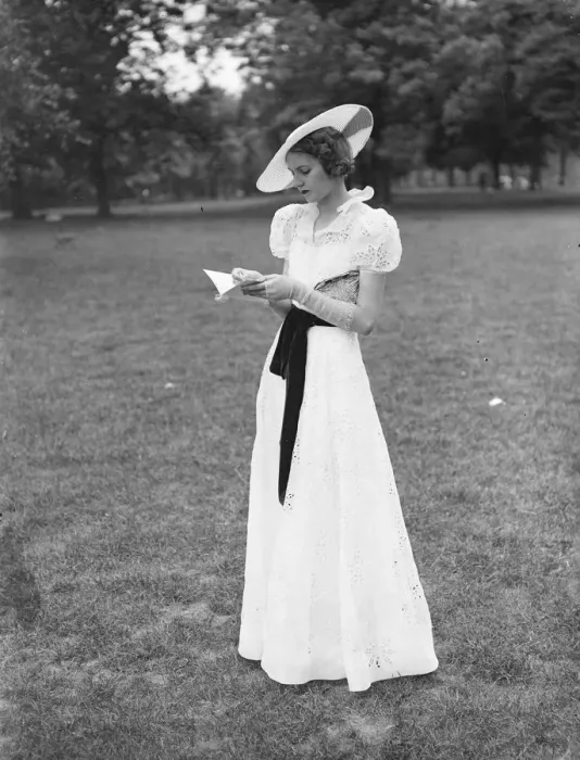 Framed Print : New fashion for Ascot. One of the lovely fashions designed by Ulick Philippe of London for ascot Framed Print : New fashion for Ascot. One of the lovely fashions designed by Ulick Philippe of London for ascot
