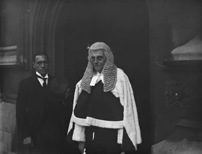 Framed Print : The new High Court judge sworn in. Mr Christopher John W Farwell, KC, was sworn Framed Print : The new High Court judge sworn in. Mr Christopher John W Farwell, KC, was sworn
