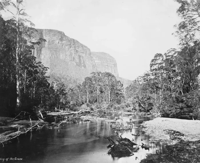 Framed Print : New South Wales. The Blue Mountains, showing the Valley Grose. 2 April 1927 Framed Print : New South Wales. The Blue Mountains, showing the Valley Grose. 2 April 1927