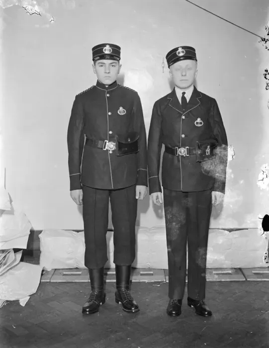 Framed Print : New uniforms will make Post Office messenger boys smarter for Coronation. Shoe replace boots Framed Print : New uniforms will make Post Office messenger boys smarter for Coronation. Shoe replace boots