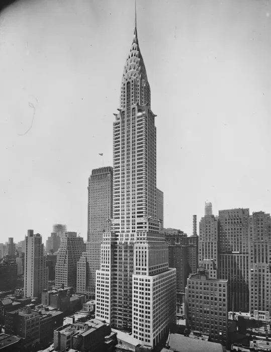 Framed Print : New view of the worlds tallest structure. A fine view of the great Chrysler Building