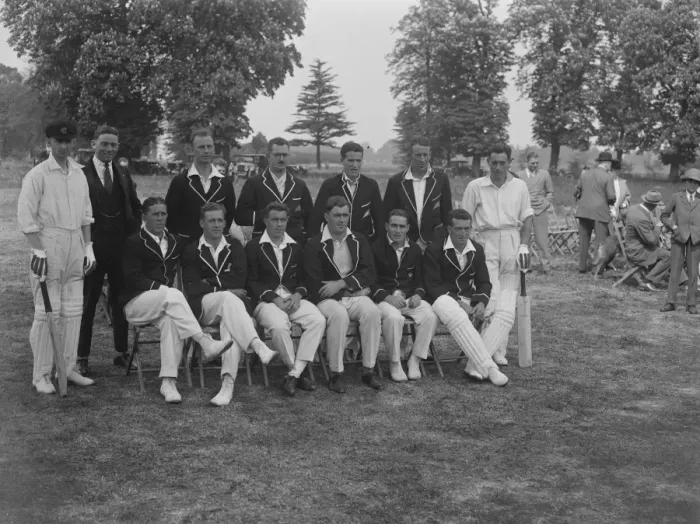 Framed Print : New Zealand versus Amateur XI at Maidenhead. The New Zealand team. 9 May 1927 Framed Print : New Zealand versus Amateur XI at Maidenhead. The New Zealand team. 9 May 1927