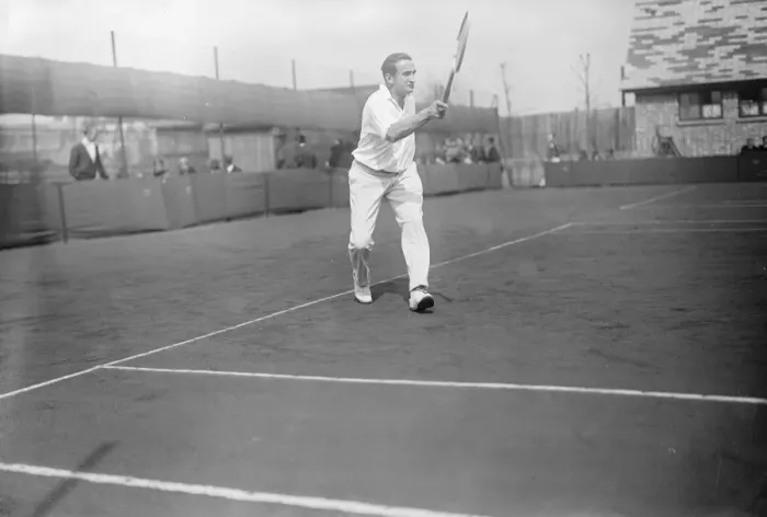 Framed Print : Nicholas Mishu, the Romanian tennis player. 1 May 1924 Framed Print : Nicholas Mishu, the Romanian tennis player. 1 May 1924