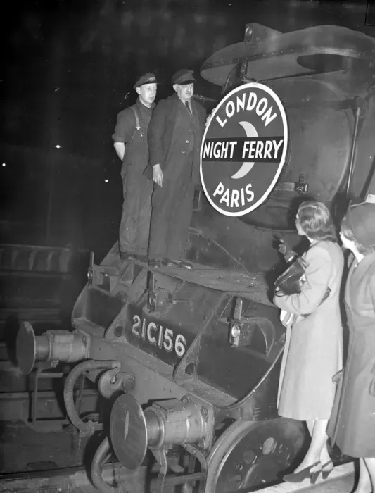 Framed Print : The Night Ferry, special comfort service for business men resumed service again Framed Print : The Night Ferry, special comfort service for business men resumed service again