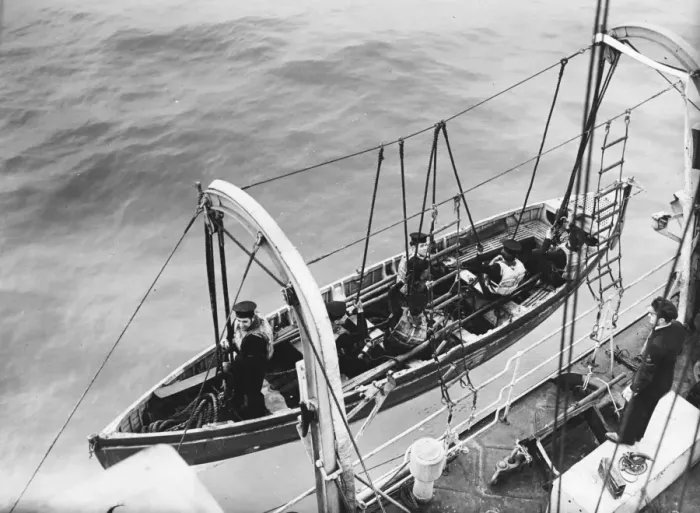 Framed Print : The North Sea Patrol. Minesweepers of the Royal Navy, free from the hazardous war service Framed Print : The North Sea Patrol. Minesweepers of the Royal Navy, free from the hazardous war service