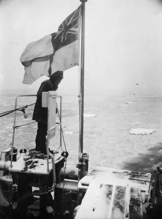 Framed Print : The North Sea Patrol. Minesweepers of the Royal Navy, free from the hazardous war service Framed Print : The North Sea Patrol. Minesweepers of the Royal Navy, free from the hazardous war service