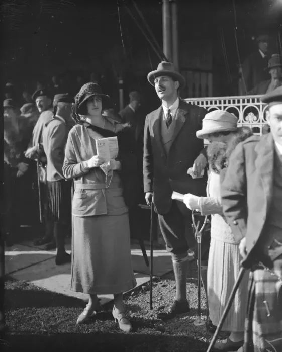 Framed Print : At the Northern Games meeting at Inverness, Scotland; Lady Marjorie Murray Framed Print : At the Northern Games meeting at Inverness, Scotland; Lady Marjorie Murray