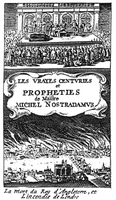 Framed Print : NOSTRADAMUS - TITLEPAGE Titlepage of Les Vrayes Centuries et Propheties de Maistre