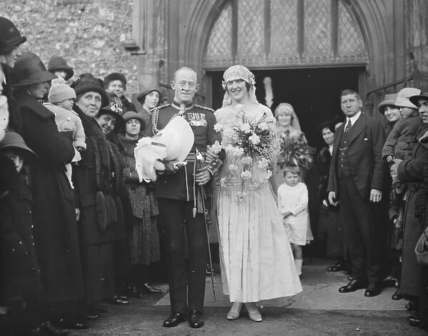A notable wedding at Bray The marriage took place between Colonels F Muspratt