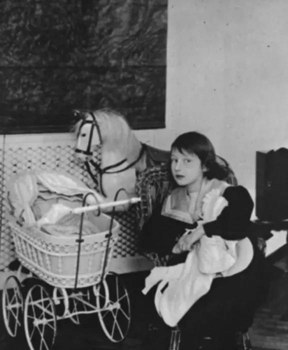 Framed Print : Nursery days of Princess Martha. 19 March 1929