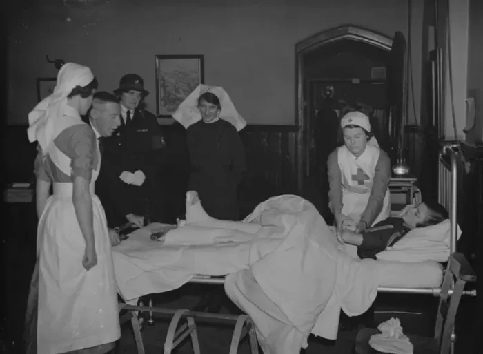 Framed Print : Nurses of the Voluntary Aid Detachment inspected by the War Office at Sidcup. Nurses Framed Print : Nurses of the Voluntary Aid Detachment inspected by the War Office at Sidcup. Nurses