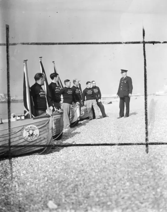Framed Print : With the official opening of the bathing season at Brighton, the corporation lifeguards Framed Print : With the official opening of the bathing season at Brighton, the corporation lifeguards