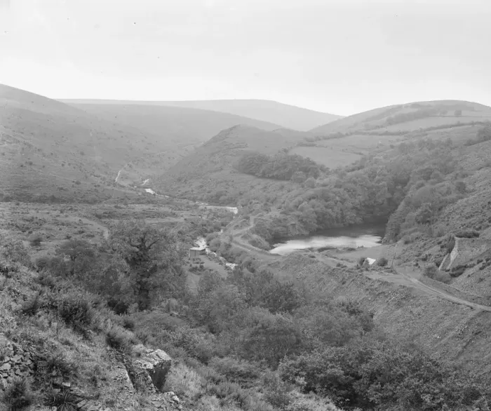 Framed Print : Okehampton in West Devon 1926