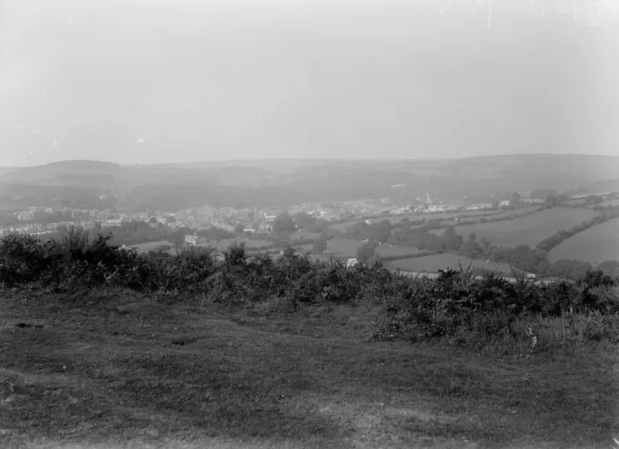 Framed Print : Okehampton in West Devon 1926