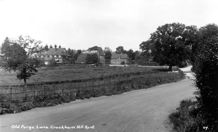 Framed Print : Old Forge Lane Crockham Hill, Kent, England undated Framed Print : Old Forge Lane Crockham Hill, Kent, England undated