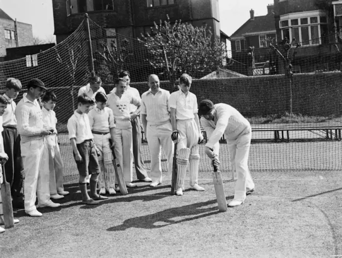 Framed Print : Open-air cricket practice has begun at the Hove ground of the Sussex Cricket club Framed Print : Open-air cricket practice has begun at the Hove ground of the Sussex Cricket club
