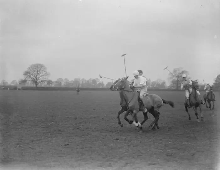 Framed Print : Opening of the 1921s Notable Polo Season Captain H Riche ( Nearest Camera ) Framed Print : Opening of the 1921s Notable Polo Season Captain H Riche ( Nearest Camera )