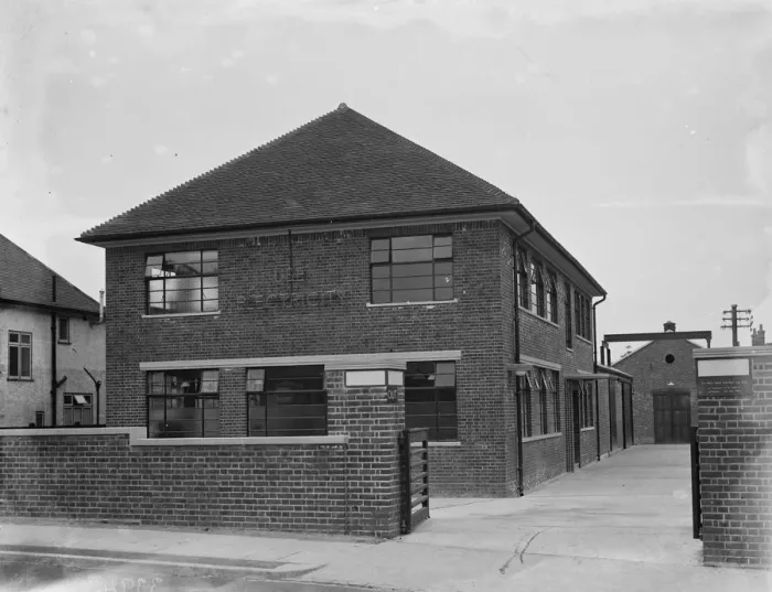 Framed Print : The opening of the Electricity Office in Orpington, Kent. 1936