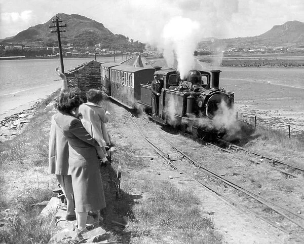 Re opening the Festiniog Railway which run from Portmadoo through 27miles of beautiful