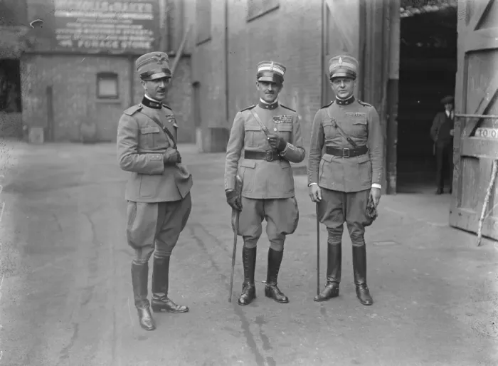 Framed Print : Opening of International horse show at Olympia Three Italian officers who are amongst Framed Print : Opening of International horse show at Olympia Three Italian officers who are amongst