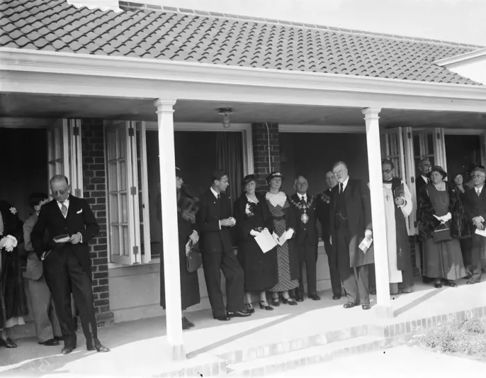 Framed Print : The opening of Margaret McMillan House by HRH Prince Albert, The Duke of York Framed Print : The opening of Margaret McMillan House by HRH Prince Albert, The Duke of York
