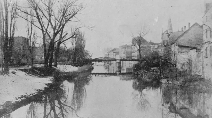 Framed Print : Opole in southern Poland The Oder Havel Canal August 1921 Framed Print : Opole in southern Poland The Oder Havel Canal August 1921