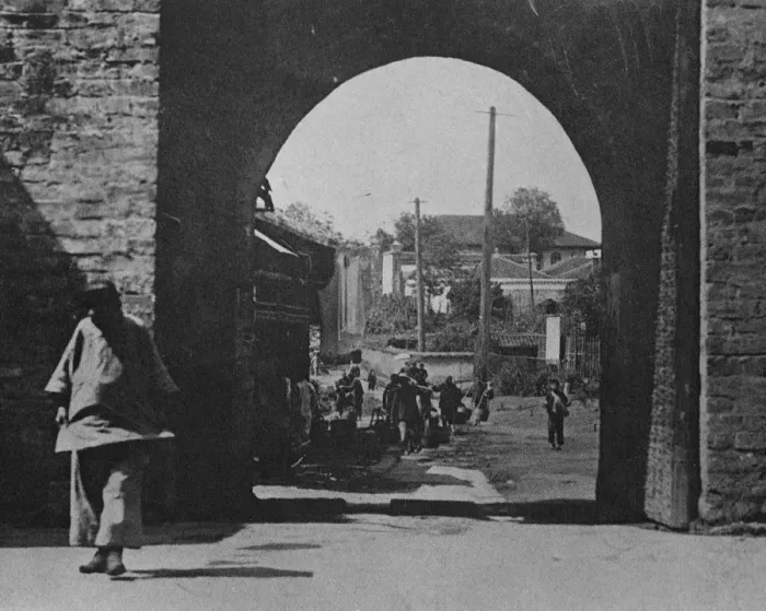 Framed Print : Original caption: Japanese civilians massacred. Settlement surrounded by 40, 000 Chinese