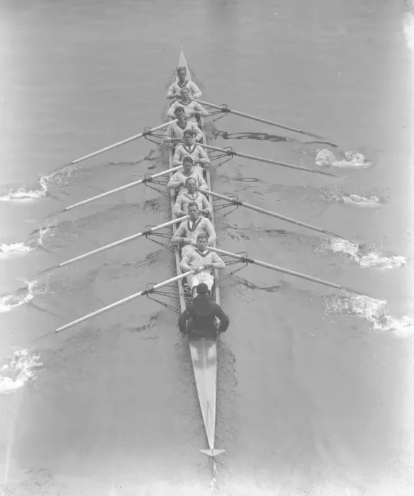 Framed Print : The Oxford crew. 28 March 1922 Framed Print : The Oxford crew. 28 March 1922