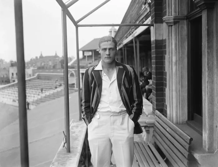 Framed Print : Oxford University cricketer. A M Crawley. June 1928 Framed Print : Oxford University cricketer. A M Crawley. June 1928