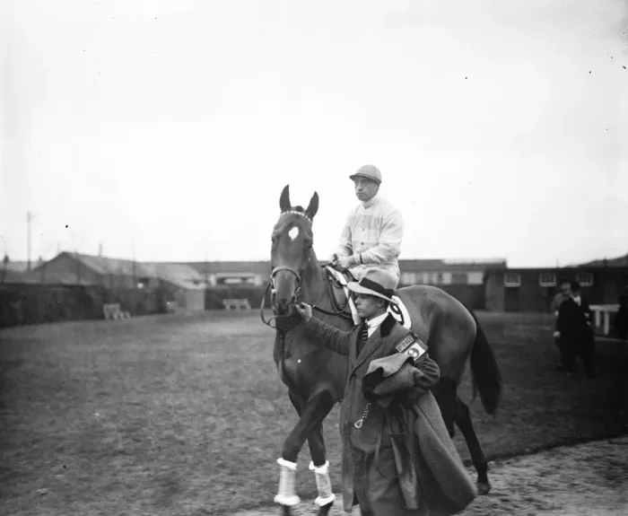 Framed Print : P Lestrange, a jockey 1923 Framed Print : P Lestrange, a jockey 1923