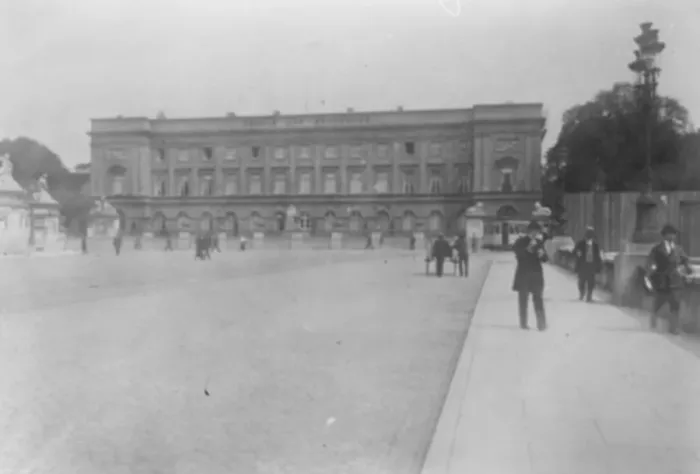 Framed Print : Palace des Academies of Brussels where allied conference will be held, Belgium August Framed Print : Palace des Academies of Brussels where allied conference will be held, Belgium August