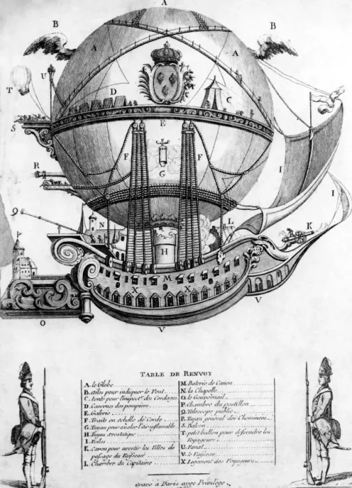 Framed Print : Paris : Vaisseau Royal Aerien 1784 Framed Print : Paris : Vaisseau Royal Aerien 1784