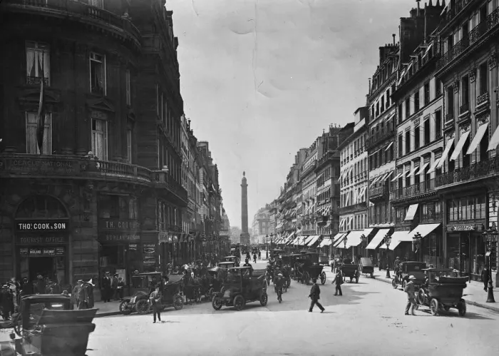 Framed Print : Paris views. Rue de la Paix. 31 July 1929