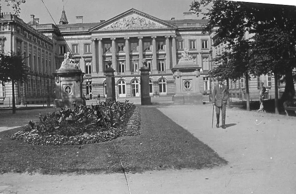 Parliament House in Brussels in Belgium March 1921