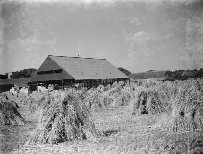 Framed Print : Paston Barns. 1937 Framed Print : Paston Barns. 1937